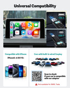 OTTOCAST Cabin Care – Kabelloser CarPlay-Adapter mit 1080P Babykamera & Nachtsicht