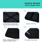 Airbag-Reisekissen, leichtes, atmungsaktives Reisesitzkissen, hoher Rückpralldruck, tragbares 3D-Luftzellen-Sitzkissen-Dekor