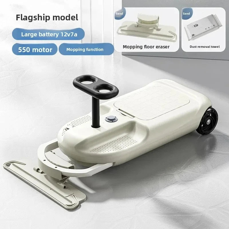 Elektrisches Mini-Kart-Twist-Auto für Kinder, Aufsitzspielzeug mit Reinigungsfunktion, 12 V batteriebetriebenes Fahrzeug