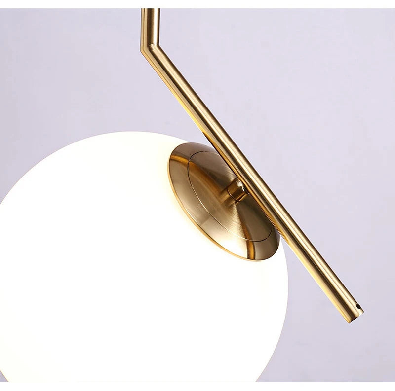 Nordische Glaskugel Pendel leuchten Messing schwarz Hängelampe modernes Wohnzimmer Esszimmer Schlafzimmer Dekor Decken leuchte Haus Lampen für Schlafzimmer Wohnzimmer Korridor Licht Balkon Lichter Decken leuchten