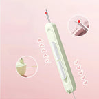 1/2 Stück 2-in-1-Nadeleinfädler, Nahttrenner, Nähentferner, dehnbare Nahttrenner für Handnähen, Nahtzubehör