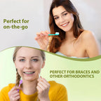 Tragbare 5-in-1-Zahnbürste mit Zahnseide (8/16 Stück)