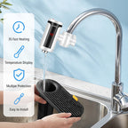 ATWFS 3300 W Instant-Warmwasserhahn, elektrischer Wasserhahn, moderner Durchlauferhitzer, Wasserhahn für die Küche, Warmwasserbereiter