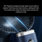 Präzisionsrasierer für Männer, tragbarer Elektrorasierer für schnelle Ergebnisse, Achselhaare, Mini-Elektrorasierer, grau