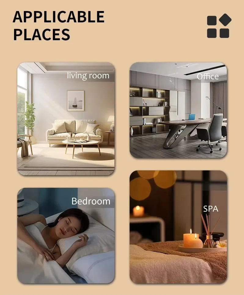 Bluetooth Smart Scent Air Machine Hotel Collection Diffusor für ätherische Öle, wasserloser Diffusor für den Duft zu Hause, im Hotelzimmer