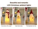 LED Weihnachten Nachtlicht Nette Santa Claus Schneemann Kinder Schlafzimmer Nacht Ornamente Für Urlaub Weihnachten Decora Nacht Lampe