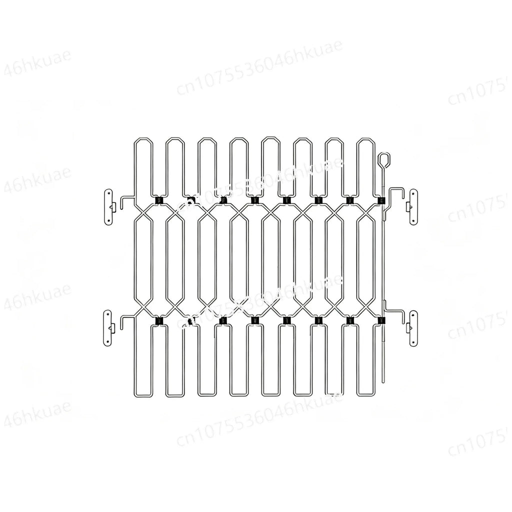 Haustierzaun, Isolationstür, faltbarer Haustierzaun, Etikettierung für Türzaun aus Edelstahl