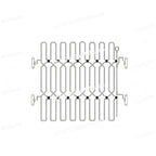 Haustierzaun, Isolationstür, faltbarer Haustierzaun, Etikettierung für Türzaun aus Edelstahl