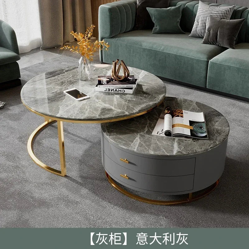 Trendige nordische Couchtische, moderne Aufbewahrung, luxuriöse, einfache, ästhetische Couchtische, einzigartige antike Kaffee-Tische, Hotelmöbel