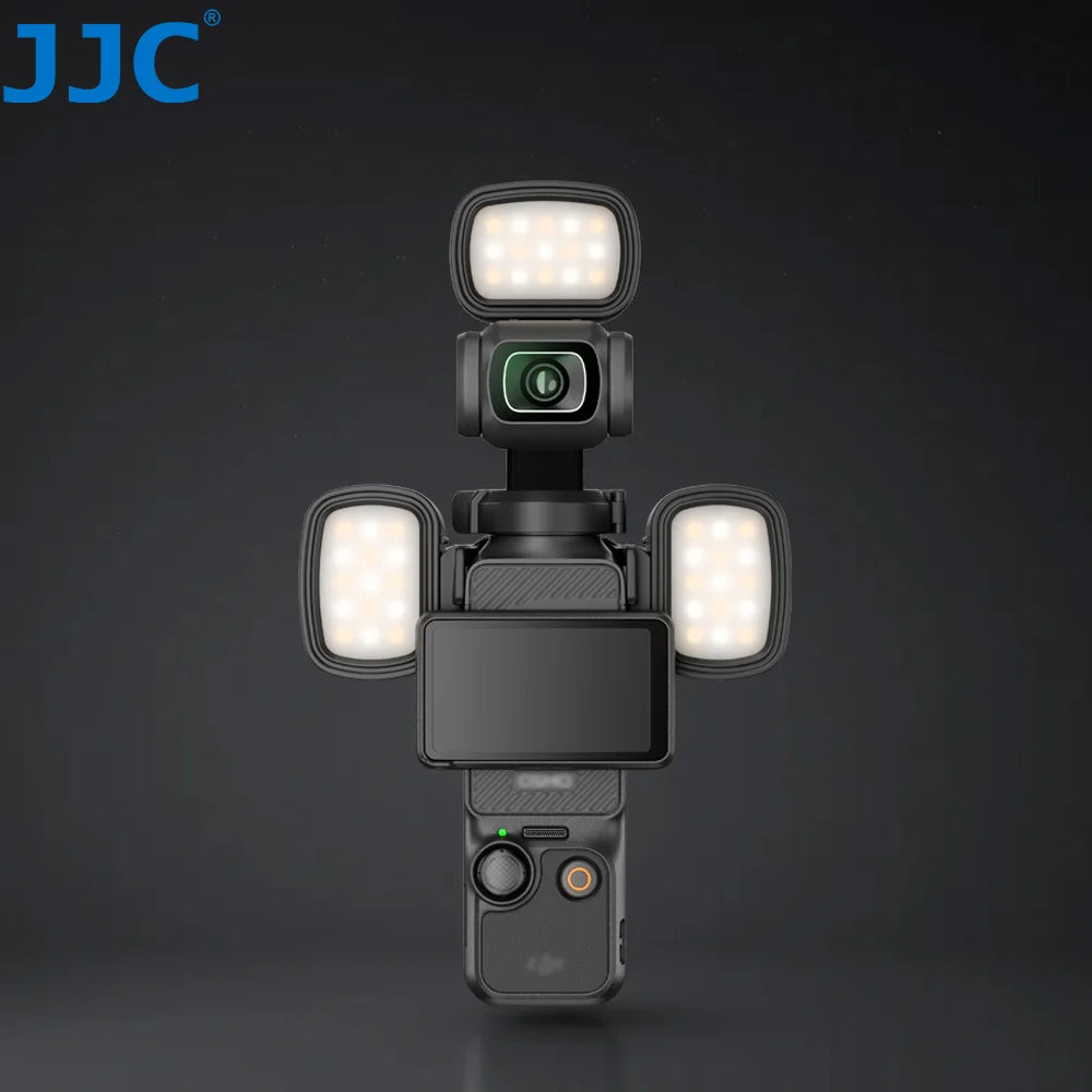 JJC Osmo Pocket 3 Mini-LED-Licht, magnetisches Fülllicht, Video-Selfie-Licht für DJI Osmo Pocket 3, wiederaufladbare Zusatzbeleuchtung