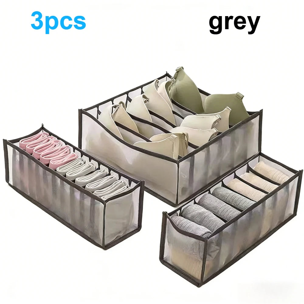 Kleider-Organizer, Jeans- und Hosen-Aufbewahrungsbox, Kleiderschrank-Schubladen-Organizer für Unterwäsche, BHs, Krawatten, T-Shirts und Socken, Organisationssystem