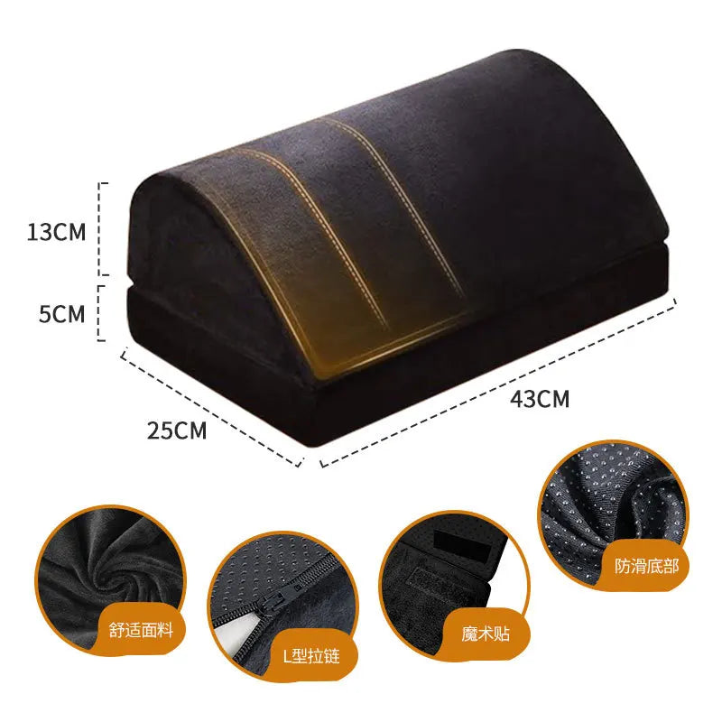 Ergonomische Fuß stütze unter dem Schreibtisch für den Büro gebrauch, höhen verstellbarer Fuß schaum aus Memory Foam unter dem Schreibtisch für Bürostuhl, Spiels tuhl