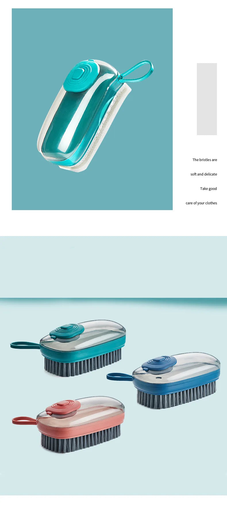 Automatische flüssigkeits gefüllte Wasch bürste Kleidung & Hüte Reinigungs bürste multifunktion ale Haushalts wasch bürste liefert