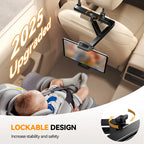 Joyroom Auto-Rücksitz-Tablet-Halter, 3-in-1, dehnbare Kopfstütze, Tablet-Halterung für iPad Air/Mini, Samsung Tab 4,7–12,9 Zoll Geräte