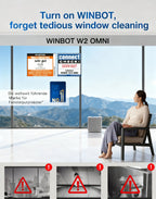 ECOVACS WINBOT W2S OMNI Kristallstaubsauger Roboter Fensterwascher Elektrische Fensterreinigungsmaschine AI Smart Home Appliance