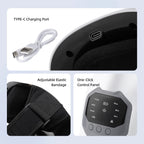 Drahtlose elektrische Heizung Knie Massage Pad Rot Licht Therapie Airbag Wrap Knie Massagegerät Heiße Kompresse Hohe Vibration Massage