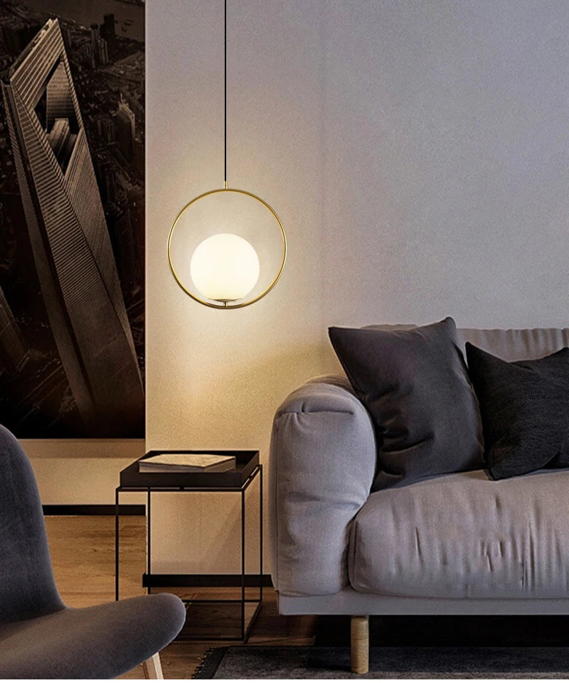 Moderne Glas LED Anhänger Lichter Wohnzimmer Schlafzimmer Innen Beleuchtung Restaurant Bar Wohnkultur Hängen Lampe Decke Kronleuchter