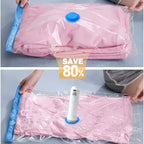 Vakuum-Aufbewahrungsbeutel Set mit USB-Elektropumpe – 1500mAh, Wiederaufladbar | Kleidung & Bettdecken | 4 Set-Varianten