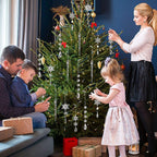 5/10 Stück Weihnachtsdekoration Kristall Schneeflocke hängende Weihnachtsbaum Anhänger Ornamente für Home Decor Party 2025, Neujahrsbedarf