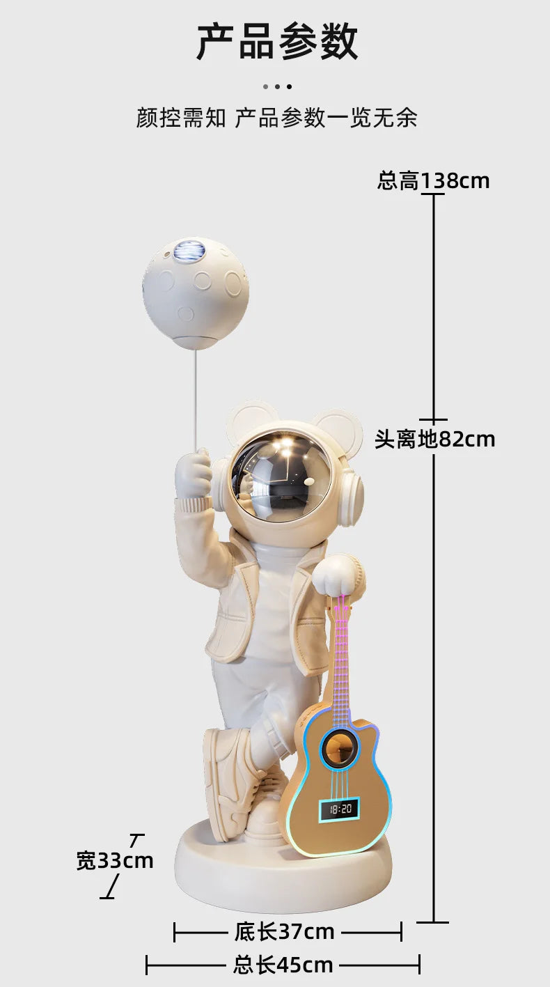 Astronaut Astronaut Bluetooth Audio Stern Licht Wohnzimmer Boden Ornament TV Schrank Boden Home Dekoration