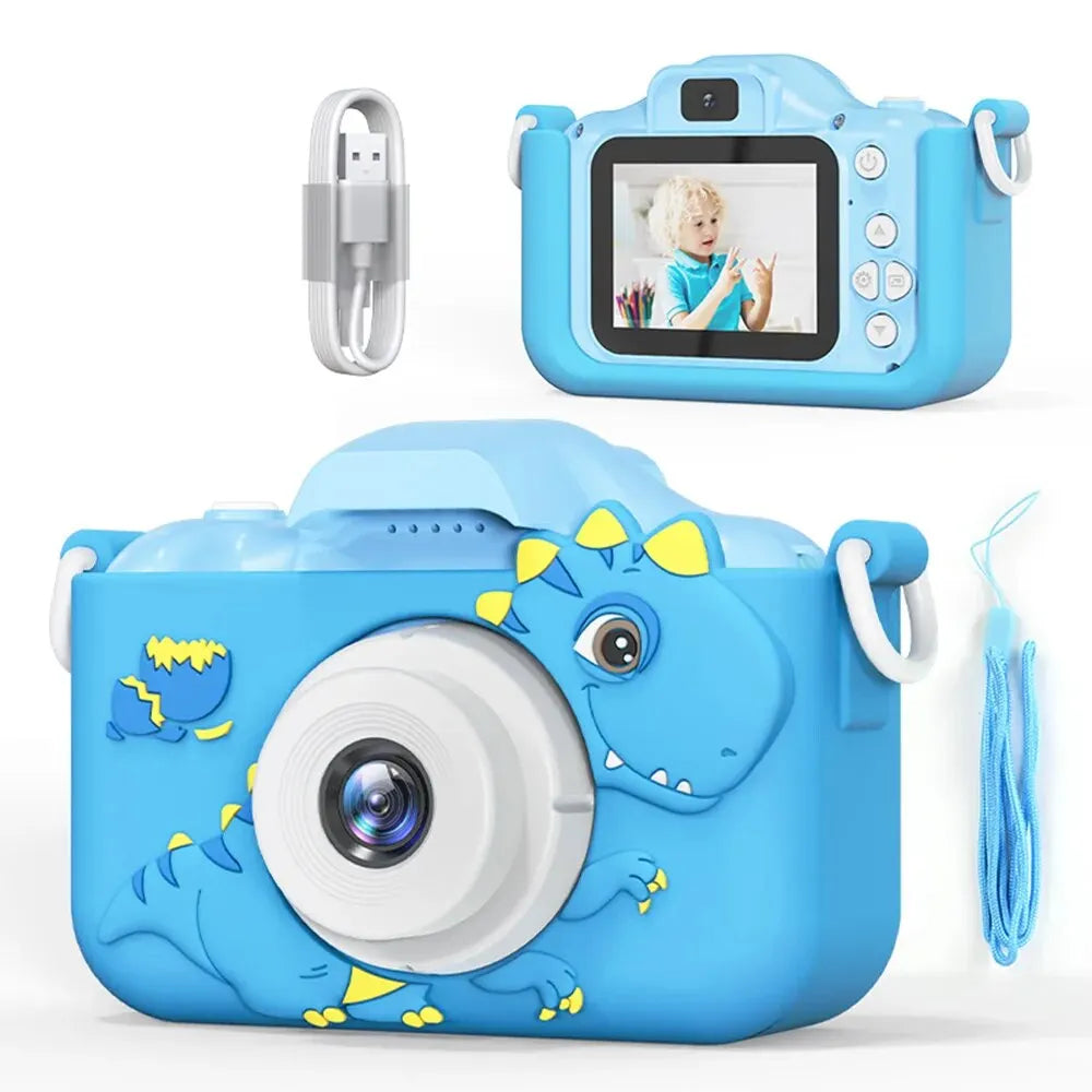 Digital Kids Cameras Toys Mini Children Camera 1080P HD, 8x Zoom Dual Camera