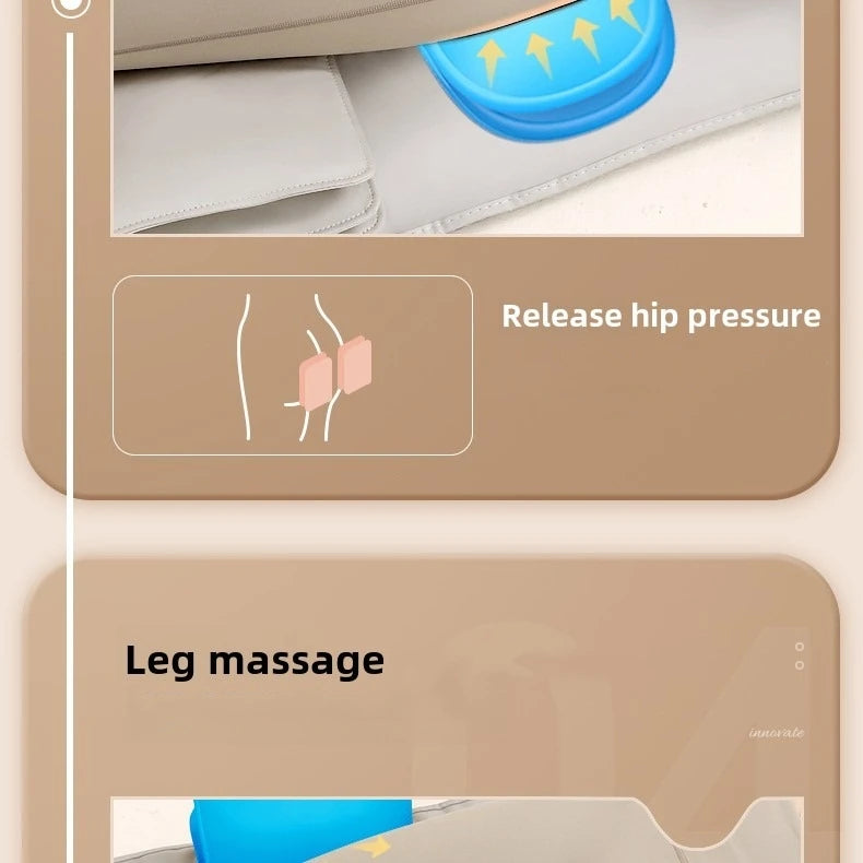 Ganzkörper-Massagematte, Matratze, elektrische Airbag-Traktion, Lendenwirbelsäule, beheizt, Kneten, Nackenmassagegerät, Vibration mit Fernbedienung