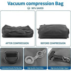 17L Vakuum-Kompressionsbeutel mit Luftpumpe, wiederverwendbare Aufbewahrungstasche für Kleidung, Reise-Kompressionsrucksack, Gepäcktasche