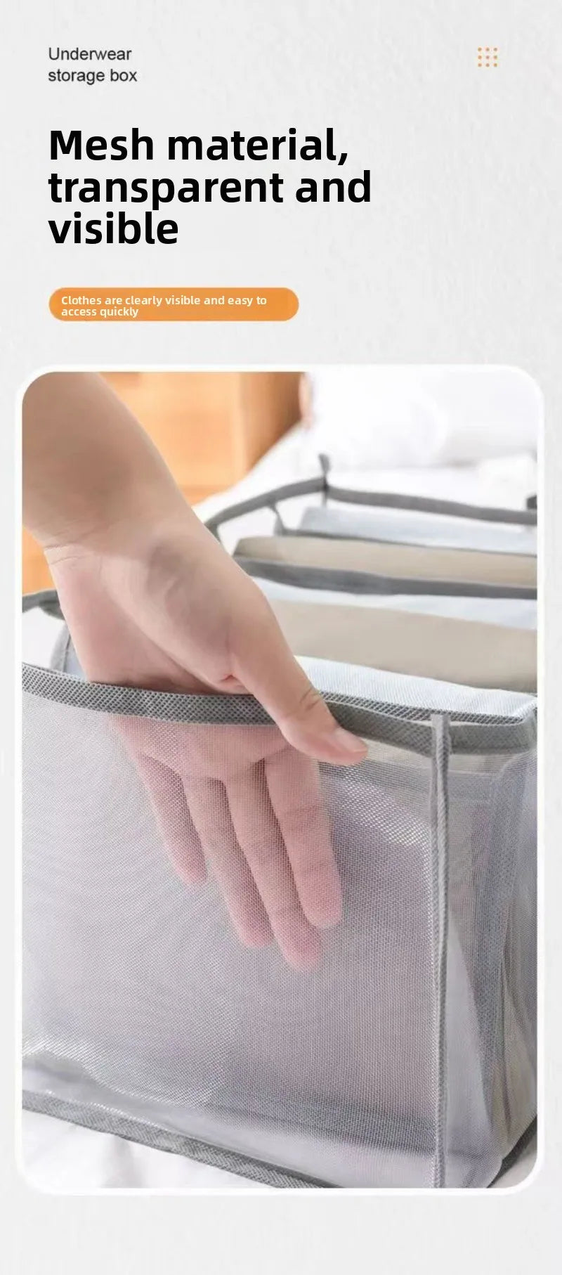 Organisateur de vêtements, boîte de rangement pour jeans, pantalons, armoire, tiroir, organisateur pour sous-vêtements, soutien-gorge, cravates, t-shirts, chaussettes