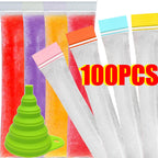 Einweg Eis-am-Stiel Beutel – DIY Popsicle, Joghurt & Smoothies, 50 oder 100 St.