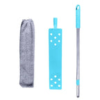 Untior Wischmopp mit Staubwedel – Langer Griff, Polyester, abnehmbar, 3 Ausführungen