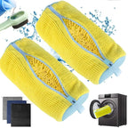 1/2/4-teiliger Schuhwaschbeutel mit flüssigem Schuhbürsten-Set