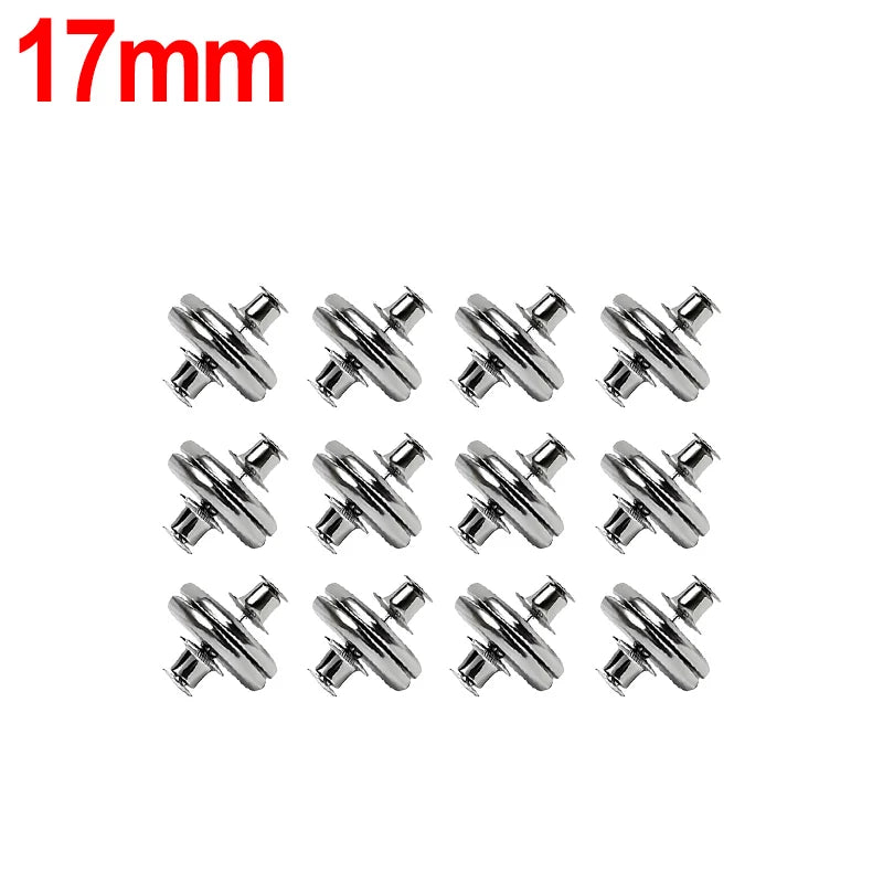 Magnetische Vorhangschnallen nagelfrei – Metall-Clip, 17/20/25 mm, 2–40 Stück