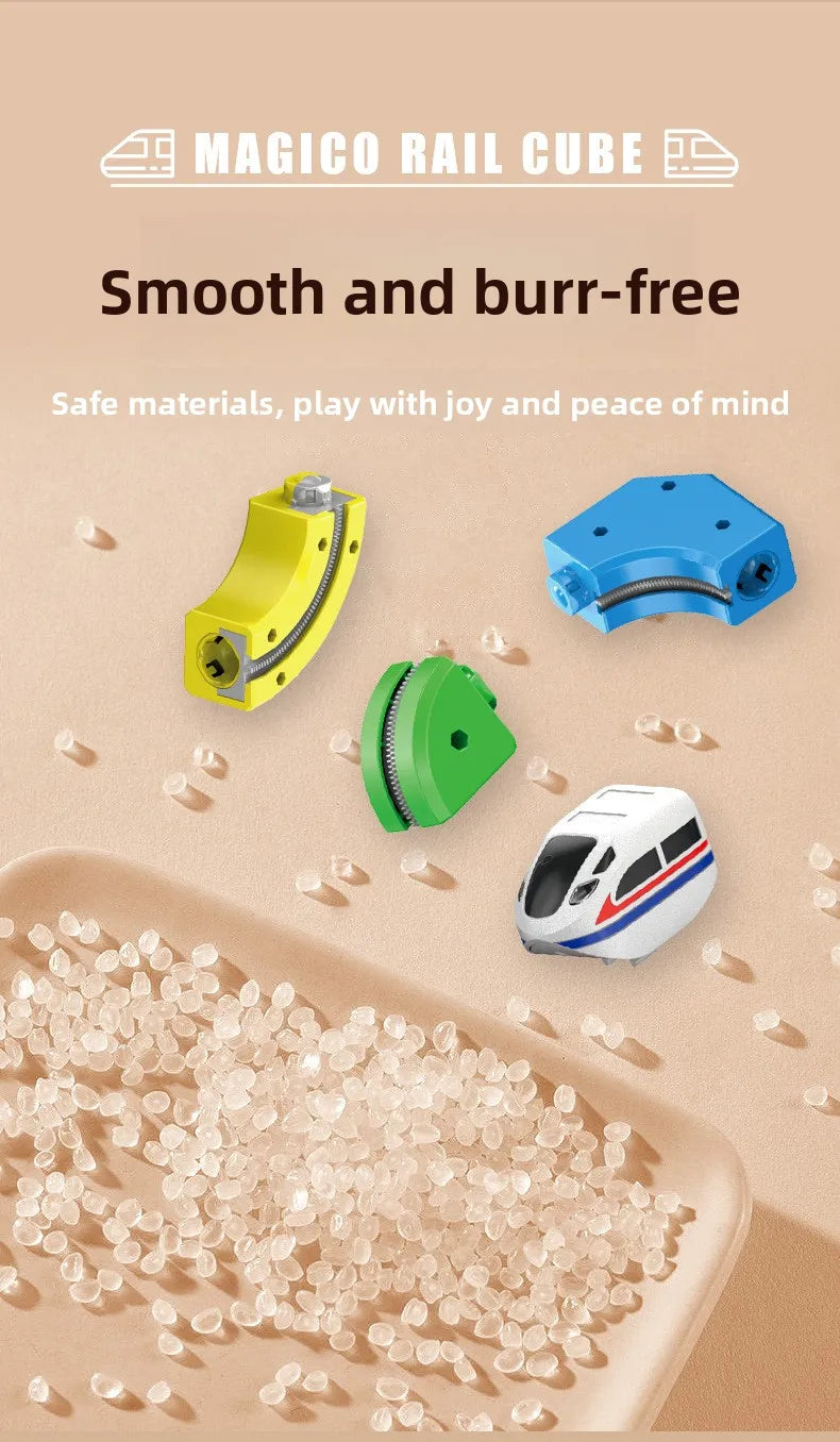 Kinder Magic Track Zug Elektrische Zusammengebaute Bausteine Magnetische Schiene Auto Labyrinth Pädagogisches Spielzeug für Kinder Weihnachten Geschenke