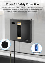 ABIR WD8 Fensterputzroboter – Dual-Ultraschallsprüher, SLAM 4.0, 3000Pa, Fernbedienung, CE