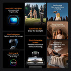 DJI Osmo Pocket 3 Kamera: 1'' CMOS-Sensor, 4K/120fps-Video, 3-Achsen-Stabilisierung, 2'' drehbarer Touchscreen, kleine Videokamera