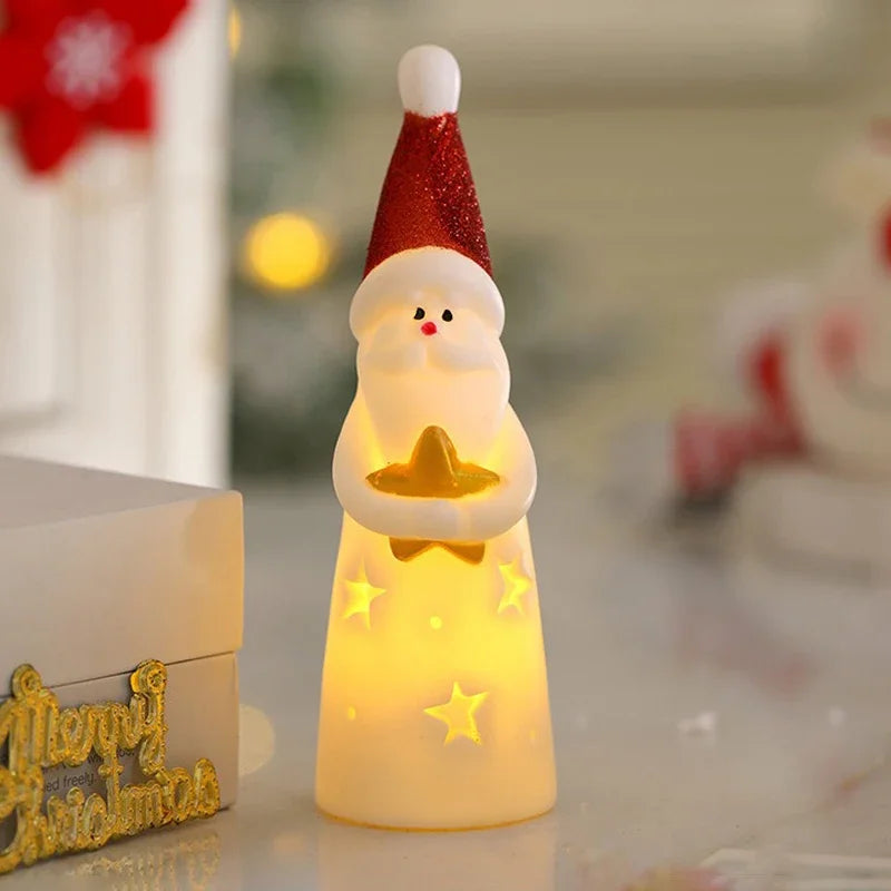 LED Weihnachten Nachtlicht Nette Santa Claus Schneemann Kinder Schlafzimmer Nacht Ornamente Für Urlaub Weihnachten Decora Nacht Lampe