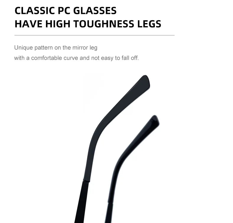 Ah-Mee ND2-400 Sonnenbrille – Polarisiert, 9 Stufen, UV400, Punk-Stil, Unisex