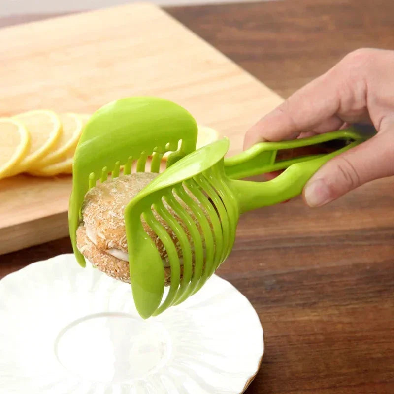 Handheld Orange Zitrone Slicer Tomaten Schneiden Clip Obst Slicer Zwiebel Slicer Küche Artikel Cutter Edelstahl Küche Zubehör