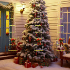 LED Weihnachtsdekorationen Feenlampe LED Leiterlampe mit Klettern Weihnachtsmann Zuhause Outdoor Weihnachtslicht Neujahr Ornamente s