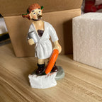 Weihnachtsschmuck Geschenk Alter Mann Auto Haus Harz Kleine Weihnachtsstatue Griswold Villa Home Desktop Figur Gartendekorationen