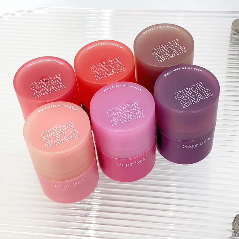 Gege Bear Hydrating Tinted Lip Essence – Feuchtigkeitsspendendes, wasserglanzendes Finish, jugendlicher und makelloser Lippenbalsam im koreanischen Stil