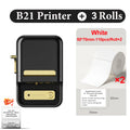 Niimbot B21- Kabelloser tintenloser Etikettendrucker, Barcode-Etikettendrucker, Druckpapier, Aufkleber Maschine 20 mm - 50 mm