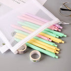 Mesh Zipper- File Bag, Spielzeug Aufbewahrungstasche, Baustein/ Puzzle Unterverpackung Tasche, Kinder Reißverschluss transparent Finishing Aufbewahrungsbox