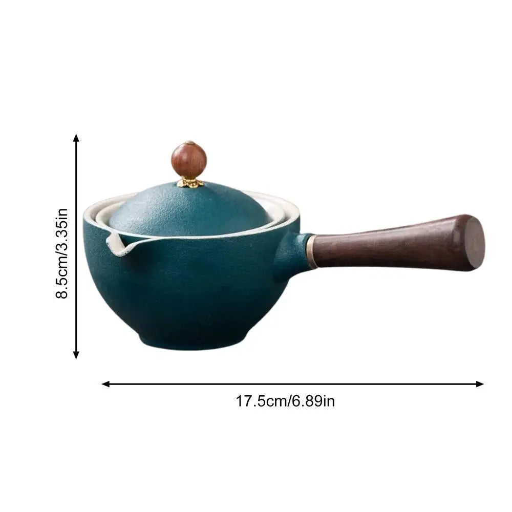 Keramik Teekanne Chinesische Gongfu Teekanne 160 ml Tee Maker Infuser 360 Rotation Einzigen Topf Tragbare Chinesische Gongfu Tee Liefert