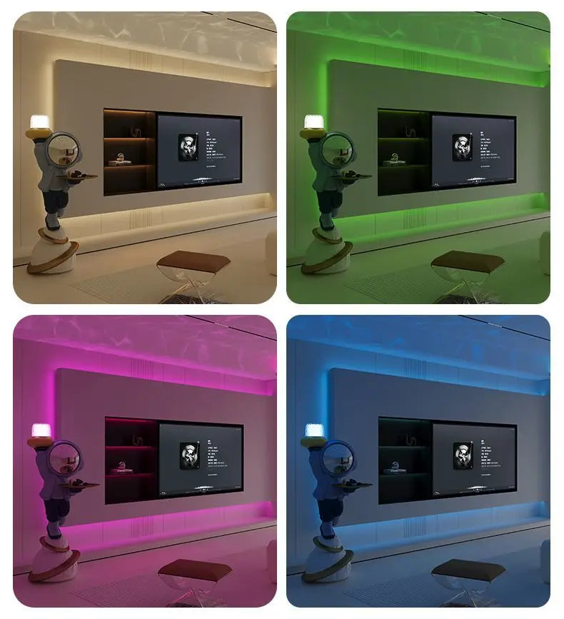 Moderne nordische Stil Wohnkultur Astronaut stand große Ornamente Skulptur Harz Handwerk Statue Schlafzimmer Einweihungsgeschenk