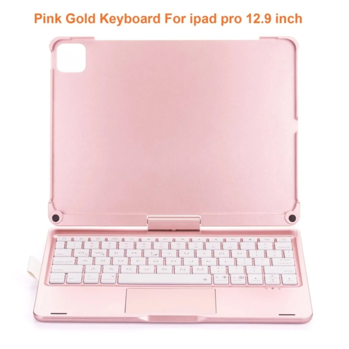 360 Grad drehbare BT-Tastatur für wiederaufladbare kabellose Tastatur und Maus mit 7-Farben-Hintergrundbeleuchtung für iPad 10,2/10,5 Zoll