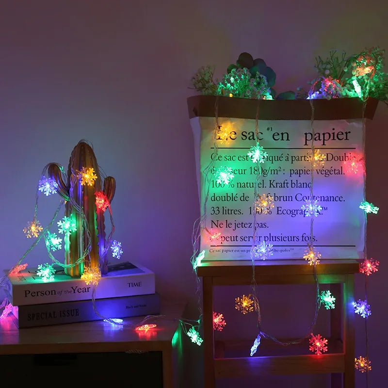 Weihnachtsdekoration Lichterkette 10LED bis 80LED für Garten Hochzeit Halloween Party Girlande Beleuchtungszubehör