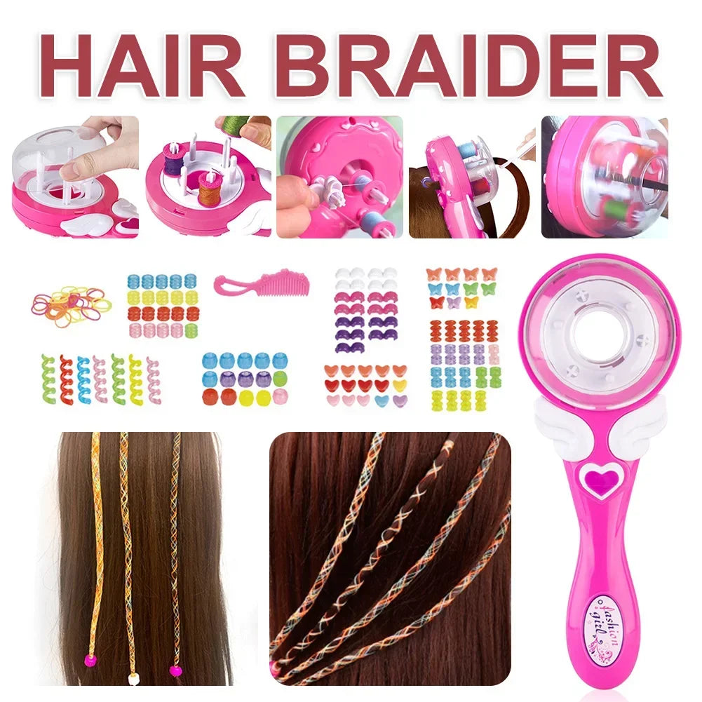 Kinder Mädchen Automatische Haar Flechter Elektrische Flechten Frisur Werkzeug Twist Gestrickte Maschine Geschenk Spielzeug Haar Styling Werkzeuge