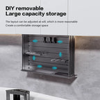 Hebender Zugkorb für den Küchenschrank, oberer Schrank, oberer und unterer Puffer, herunterziehbarer Gewürzkorb, Küchenschrankregal