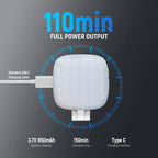 NEEWER BASICS Lumière Selfie Magnétique pour MagSafe iPhone, CRI95 700lx/0.3 Anneau d'Éclairage LED Pliable pour Téléphone avec Miroir pour Maquillage